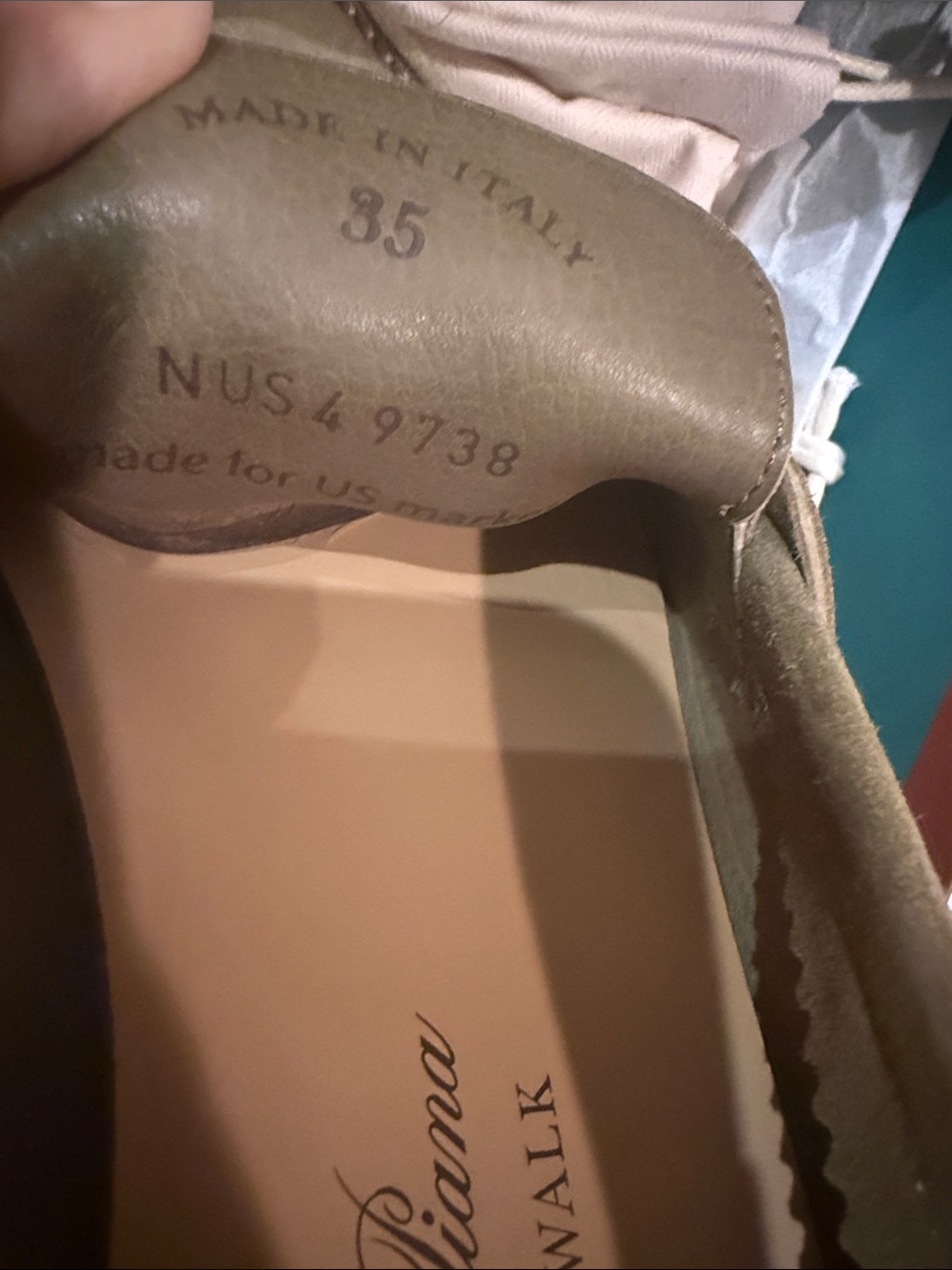 Loro Piana Olive Suede Slip-On Loafers with Decorative Hardware - Picture 11 of 11